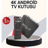 4K Android Tv Box – Akıllı Medya Oynatıcı, 2gb Ram, 16GB Hafıza, Wi-Fi Destekli