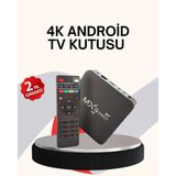 4K Android Tv Box – Akıllı Medya Oynatıcı, 2gb Ram, 16GB Hafıza, Wifi Destekli