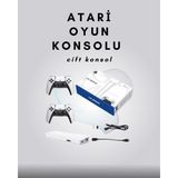 4K Destekli Bluetooth Retro Oyun Konsolu – M15 Modeli - 1. Kol Oyun Konsolu - Ahşap