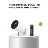 4K Destekli Full Hd Projeksiyon Cihazı – 130 İnç Geniş Ekran, Wifi Ve Hdmı Bağlantılı P198277s3055