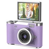 4K Dijital Retro Video Kamera 48MP 18X Zoom Flaşlı (32GB) Kart Dijital Vlog Fotoğraf Makinesi Tü