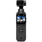 4K Hd El Tipi Gimbal Aksiyon Kamera, 64MP Fotoğraf, 2 Eksen Mekanik Sabitleme, 1.7 Inç Dokunmatik Ekran, 330° Dönebilen Kamera, Vlog ve Seyahat Kamera - Standart