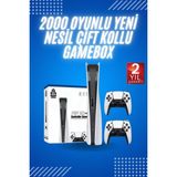 4K Hd Klasik Retro Game Box 3000 Oyunlu Çift Kollu Çift Kişilik Oyun Konsolu KAYALI27-Y7898UKY