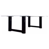 4K Home Design Masa Ayağı Metal Sehpa Ayak Bank Orta Sehpa Bench Ofis Mobilya Ayak U40