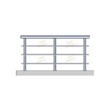 4K Home Design Merdiven Havuz Korkuluk Küpeşte Korkuluk - 100 cm
