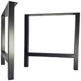 4K Home Design Metal Ayak Masa Ayağı Ahşap Kütük Masif Çalışma Yemek Mutfak Ofis Masası Retro Ayak 2 Adet 70 Cm