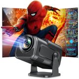 4K HY320 Projeksiyon Cihazı, 1080P Full HD Görüntü Kalitesi, 300 ANSI Lümen Parlaklık, Dahili Hoparlörlü, HDMI USB Bağlantılı WiFi 6 Bluetooth 5, 150 Inch Büyük Görüntü, Ev Ofis İş Yeri İçin Uygun