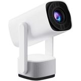 4K Şarjlı Projeksiyon Cihazı, 1080P Full HD Görüntü Kalitesi, WiFi 6 Bluetooth 5 Bağlantı, Uzun Şarj Ömrü, Android TV 11, Elektrikli Odaklanma, 40"-150" Görüntü, Ev Ofis Bahçe ve Kamp İçin Projektör