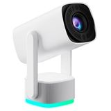 4K Şarjlı Projeksiyon Cihazı, 1080P Full HD Görüntü Kalitesi, WiFi 6 Bluetooth 5 Bağlantı, Uzun Şarj Ömrü,12000 Lümen, Elektrikli Odaklanma, 40"-150" Görüntü, Ev Ofis Bahçe ve Kamp İçin Projektör
