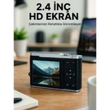 4K Video Kayıtlı 48 Mp Dijital Fotoğraf Makinesi Otomatik Odaklama - COMPTR8805-3462 - Çok Renkli