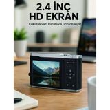 4K Video Kayıtlı 48 MP Dijital Fotoğraf Makinesi Otomatik Odaklama