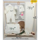 4katlı Müslin 6'li Kimono Bağcıklı %100PAMUK Hastane Çıkışı-Hediy