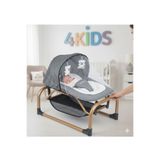 4KİDS Sallanır Bebek Anadizi Yer Beşiği Gold Bebek Anakucağı Lüx Anadizi