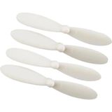 4'lü 5.5cm Beyaz Drone Pervanesi - Çok Renkli