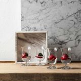 4'lü Ayaklı Bardak Seti, 125 Ml, Şık ve Kullanışlı Tasarım - Seçenek 1 - Amber