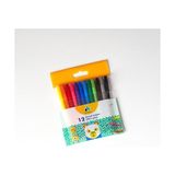 4’lü Boyama Seti + Resim Defteri 25X35, 12 Renk, Keçeli Kalem, Kuru,pastel ve Sulu Boya, Fırça Dahil - 01-Siyah