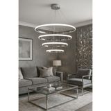 4'lü Çember Modern Sarkıt LED Avize - Krom - 1