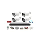 4'Lü Cenova 2Mp Ahd Full Set+Harddisk Güvenlik Kamerası