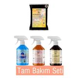 4'Lü Evde Bitki Yetiştirme Seti Köklendirme+Koruma+Bitki Besini+Leonardit 1 Kg +Viola+Prooter+Permet