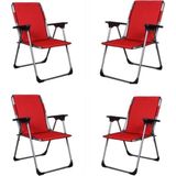 4''lü Katlanır Lüks Kamp Piknik Sandalyesi - 6456 Ecorce Tube Marron - Polyester