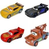 4’Lü Metal Şimşek Mcqueen Oyuncak Araba Seti – 9 Cm Çek Bırak Cars Arabalar