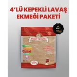 4'LÜ PAKET -Asrın Tandırı Ekşi Mayalı Kepekli Lavaş Tandır Ekmeği (330 GRAM X 4 PAKET ) - 1 Adet