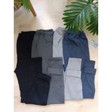 4'lü Paket Pamuk Şardonlu Termal Tayt Içlik Thermal Kışlık Tayt - 4XL - Çok Renkli