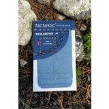 4'lü Paket Ütü Ile Yapışan Kot Arma Patch Kot Yaması, Onarım (Buz Mavi) Denim, Jeans