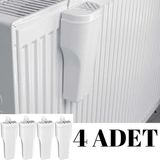 4'lü Panel Kalorifer Suluğu Seti, Nemlendirici Petek Suluğu - Seçenek 1 - Antrasit
