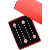 4’lü Pembe Taşlı Eşarp Iğnesi. Şal Iğnesi. Türban Iğnesi. Başörtü Iğnesi. Eşarp ve Şal Iğnesi. - -- - 1 Adet