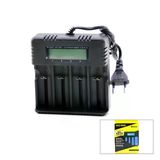 4Lü Pil Şarj Aleti 3000Ma 4.2V Fişli=Ac 100-240V Etc - 26650 - 18650 - 16340 (5433)
