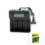 4Lü Pil Şarj Aleti 3000Ma 4.2V Fişli=Ac 100-240V Etc - 26650 - 18650 - 16340 Bx40