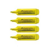 4Lü Şeffaf Gövde Sarı Fosforlu Kalem Seti Set-0024