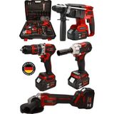 4'lü Set 21V 3.0AH Şarjlı Taşlama Hilti Darbeli Matkap Somun Sıkma - Seçenek 1