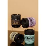 4'lü Set Hello Desenli Kokusuz Cam Küllük 425 cc 7173991 - 4 LU SET