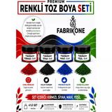 4'Lü Set Premium Parafin Soya Wax Toz Mum Boyası Hobi Seti - 5 Cc (Kırmızı, Siyah, Mavi, Yeşil) Bkfab4ksmy5g
