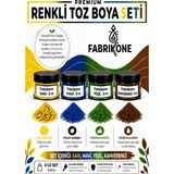 4'Lü Set Premium Parafin Soya Wax Toz Mum Boyası Hobi Seti - 5 Cc (Sarı, Mavi, Yeşil, Kahverengi) Bkfab4srmykh5g