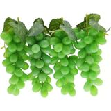 4lü Set Yapay Meyve Yeşil Üzüm Süs Dekoratif Sahte Meyve 15CM