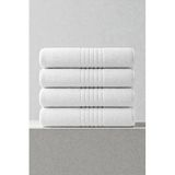 4'Lü Strip Banyo Havlusu - 70X140 Cm, 475 Gr, %100 Pamuk, Spa Ve Otel Havlusu, Günlük Kullanıma Uygun