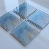 4'lü Takım | Cam Bardak Altlığı | 10CM x 10CM | (Supreme Mermer)