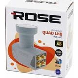 4LÜ UYDU LNB UNIVERSAL QUAD FULL HD - 3D - 0.1DB RLE-400-Findit
