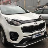 4mm 1.kalite cappafe Kia Sportage Ön Kaput Koruyucu Rüzgarlık Deflektör Akrilik ABS 4mm Parlak Siyah 2016 ve Sonrası *C4 3*