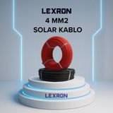 4mm Solar Kablo - UV Dayanımlı ve Yüksek Performanslı Fotovoltaik Kablo (Metre) - Siyah