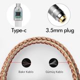 4moms 131618347 Type-C - 3.5 Alc5686 Çip Hifi Dac Ses Kartı Kulaklık Kablosu Usb Başlık
