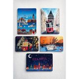 4nio İstanbul kartpostal hediye kartı 5'li