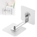 4Packs Mobilya Duvar Çapaları, Düşen Mobilya Önleme, Mobilya Askıları, Bebek Provası, Kitaplık Dolabı Şifonyerini Sabitlemek için Yapışkan Anti-İpucu Güvenlik Metal Braketi, Matkap Yok