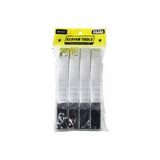 4Pcs = 2Tkm Plastik Krom Kaplama Duşakabin Kolu 10Mm (2818)