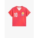 4SKG10523AK Koton Kız Çocuk T-shirt KIRMIZI