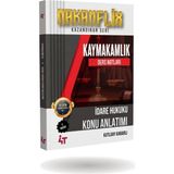 4T Yayınevi 4t Yayınları Kaymakamlık Idare Hukuku Konu Anlatımı 2. Baskı