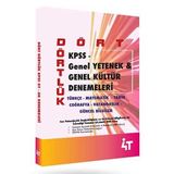4T Yayınları - KPSS B Dört Dörtlük Denemeleri